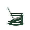 thumbnail image 5 of GARDEN Set of 2 Modern Plastic Outdoor Rocking Chairs for Patio Porch, Dark Green, 5 of 10