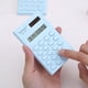 thumbnail image 1 of Calculadora científica miniatura de 8 dígitos, portátil, teclas claras, fondo antideslizante, azul, 1 of 8