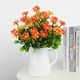 thumbnail image 2 of Flores Simulación De Crisantemos Valla De Flores Para Exteriores Flores Adornos Decorativos Para El Hogar Decoración Primaveral, 2 of 2