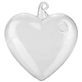 thumbnail image 1 of Decoración colgante de cristal para el hogar y el jardín, flor de cristal colgante con forma de corazón, contenedor para el jardín, botella de vidrio transparente para colgar, valor inmejorable, 1 of 8