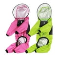 thumbnail image 3 of Dog Clothes Puppy Raincoats Small Medium Dog Walking Suit Waterproof Rainsuit, 3 of 19