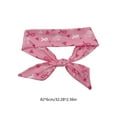 thumbnail image 3 of Women's Hair Ties for Exercise & Yoga | Soft Ribbon Printed Headband for Workouts & Face Washing, 3 of 6