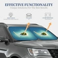 thumbnail image 7 of Picia Paradise Island In The Form Of Heart 2 Piece Car Windshield Sun Shade Foldable | Foldable Sun Shield for Front Window Blocks UV Rays and Keeps Your Vehicle Cool-, 7 of 7