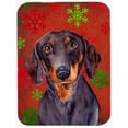 thumbnail image 2 of Carolines Treasures LH9268LCB Dachshund Winter Snowflakes Holiday Glass Cutting Board Large, 12H x 16W, multicolor, 2 of 2