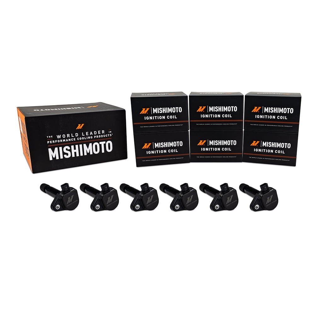Mishimoto Ignition Coil Pack, Compatible with Honda Accord 3.5L, 2008-2012, Set of 6