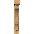 thumbnail image 2 of Ekena Millwork 5 1/2"W x 26"D x 34"H Balboa Block Smooth Bracket w/ Offset Brace, Western Red Cedar, 2 of 25