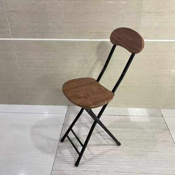 AWOICORA chairs,Folding Bamboo Bar Stools, 24-inch Kitchen Counter Height chairs with Backrest, Portable Bar Chairs for Home Kitchen Island Breakfast, No Assembly, Natural