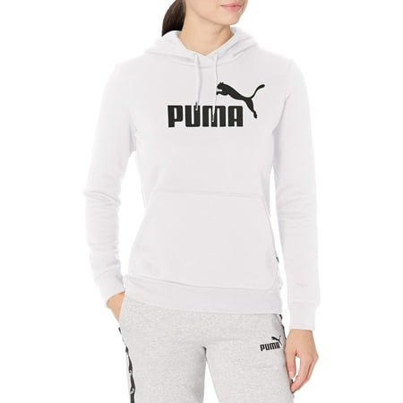 PUMA Women's Plus Size Essentials Fleece Hoodie, White, 2X | Walmart Canada