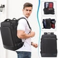 thumbnail image 1 of Fiudx Ofertas y liquidaciones Mochila de viaje extra grande para hombres y mujeres, 40 L ampliable aprobada por aerolínea, mochila de viaje de negocios para vuelo, maleta equipaje mochila, 1 of 7