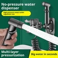 thumbnail image 3 of Ruiboury Wall-Mounted Kitchen Faucet With Spray Gun, 2-In-1 Design, 360° Swivel, Easy Convenient Suitable For Shopping And Bars silver, 3 of 6