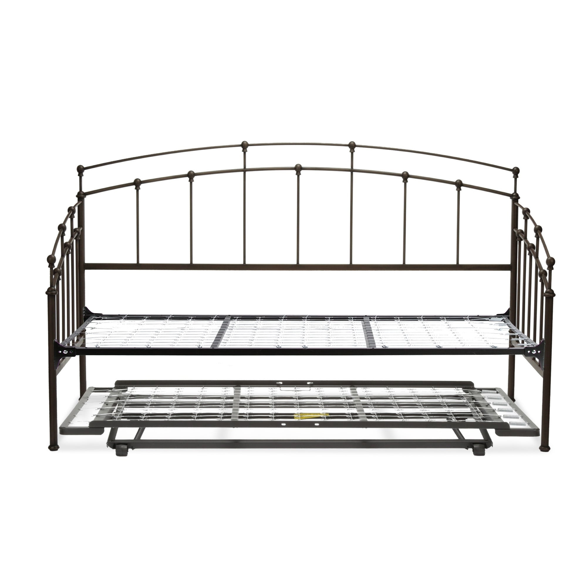 Fenton Complete Metal Daybed with Link Spring Support Frame and PopUp