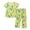 L72-Yellow, variant on xfsWaSs Pajamas for Women Set Plus Size Sleepwear Short Sleeve Tops With Capri Pants Summer Pajama Sets Ladies Daily Loungewear