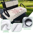 thumbnail image 5 of Golf Cart Seat Covers for 2 Seater,Farmhouse Pig Soft Microfiber Cart Seat Towel Blanket,Watercolor Cute Animals Retro Art Absorbent Breathable Non Slip Bench Seats Protector for Golf Course 51"x31", 5 of 9