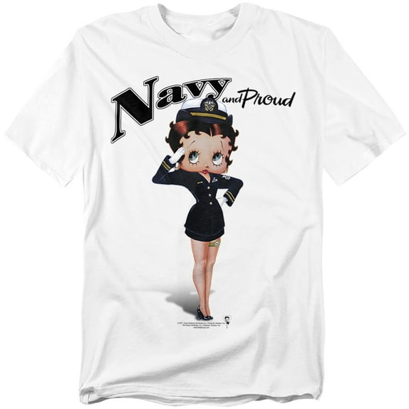 Betty Boop T-Shirt Navy Boop Unisex Graphic Tee For Men & Women