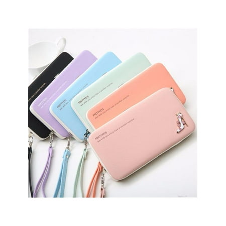 High Heel Telephone Fashion Woman High Heels Functional Leather Purse Phone Wallet Case Cover Clutch Bag universal for under 5.5 moneycase Inch Smartphone Lady Gift ()