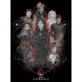thumbnail image 2 of Junior's Marvel Eternals Red Glow Portraits  Graphic Tee Black Large, 2 of 3