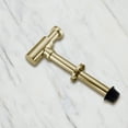 thumbnail image 3 of Ayna Decors Brass Contemporary Round Bottle P Trap 1 1/4, Basin Sink Waste Trap Drain Tube Kit Adjustable Height, Antique Finish, 3 of 5