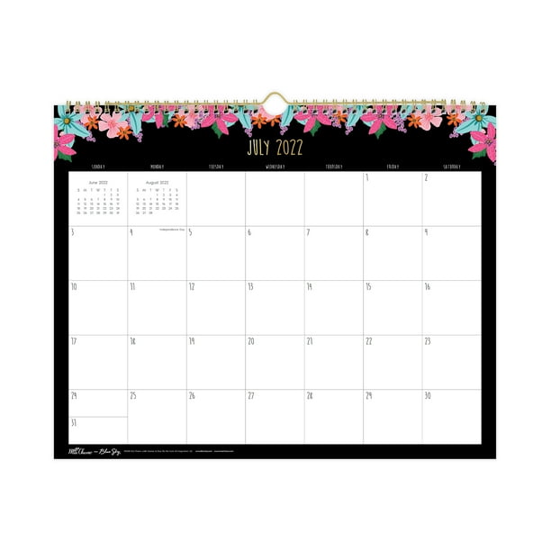 2023 Calendar Blue Sky Blue Sky 2022 2023 Monthly Wall Calendar 15 X 12 Mia Charro Express Walmart Com