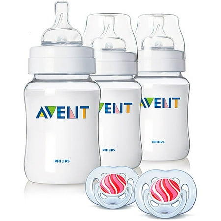 Avent 3pk Bottle 9oz With Bonus Pacis