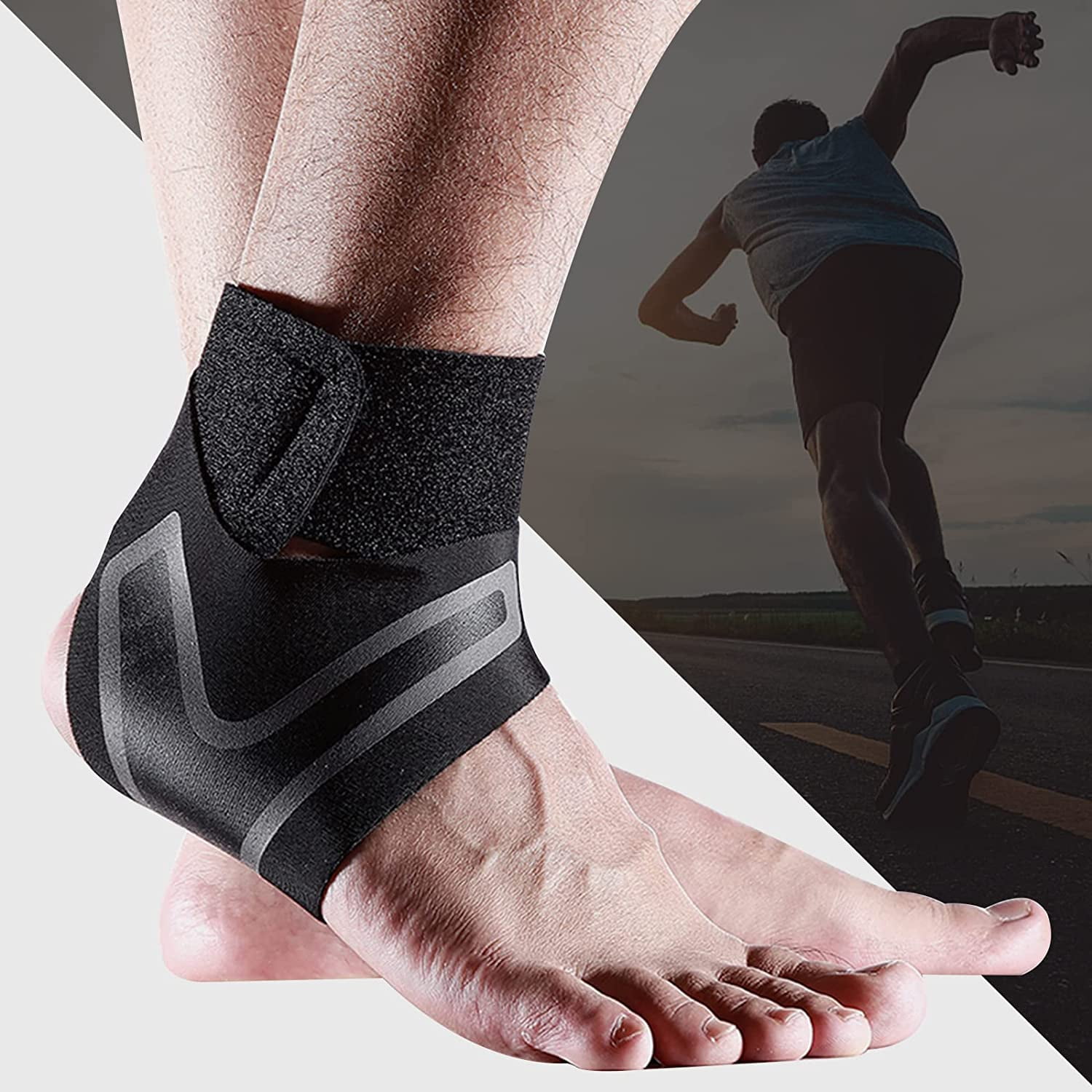 Ankle Brace for Plantar Fasciitis Support MMA Sprain Tendonitis Heel Pain  Relief | eBay