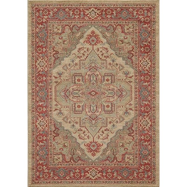 Momeni Ghazni 7'10" X 9'10" Traditional Rug in Beige
