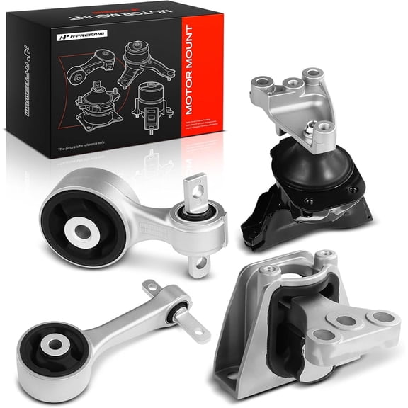 A-Premium 4PCS Engine Motor Transmission Mount Torque Strut Mount Set Compatible with Honda Civic 2006 2007 2008 2009 2010 2011 L4 1.8L, Petrol Manual Transmission, Replace# 50820SNAP01 50850SNAA82