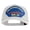 White, variant on USS Pennsylvania BB 38 Blue Patched Solid Cotton Twill 5 panel Mesh Back Cap - Navy OSFM