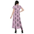 thumbnail image 3 of Moomaya Short Sleeve Kurta Summer Tunic Printed Front Slit Kurtis For Women, 3 of 5