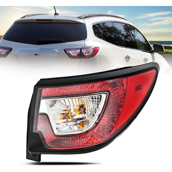 Nilight Taillight Assembly Compatible with 2013 2014 2015 2016 2017 Chevy Traverse Tail Light Replacement OE Style Passenger Side with Bulbs