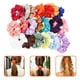 thumbnail image 3 of 20pcs Bays Women Women Skinchies Satin Hair Scrunchies Ponytail de cola elástica para chicas adolescentes, 3 of 6
