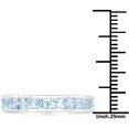 thumbnail image 3 of 2.25 Carat Genuine Blue Topaz .925 Sterling Silver Ring QJ Model, 3 of 3