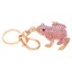 thumbnail image 5 of Lindo llavero de rana con diamantes de imitación, llavero de rana, llavero de animal brillante, decoración para bolso, cartera, bolso, mochila, accesorios, 5 of 8
