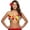 Dancer Silk Flower, variant on PMU Mardi Gras Coconut Monkey Hawaiian Costume Accessory, Tropical Luau Party Outfit, Beach & Tiki Theme Wearable Accessory, Pkg/1
