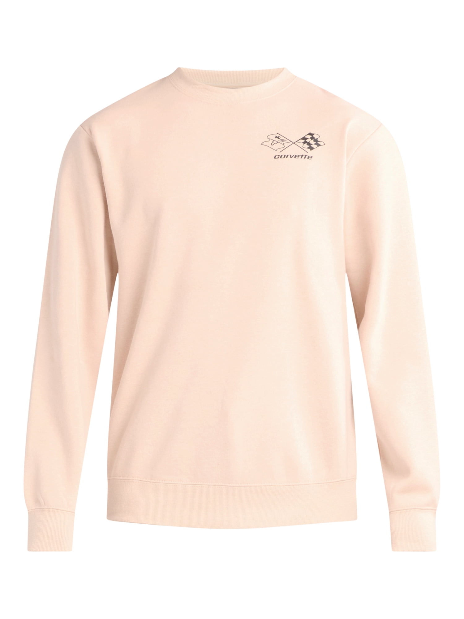 Chevrolet Corvette Men's Graphic Print Sweatshirt with Long Sleeves, Sizes S-2XL