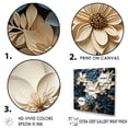 thumbnail image 3 of Designart "Blooming Flowers Of White And Blue Poinsettias II" Poinsettias Floater Framed Wall Decor, 3 of 5