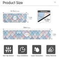 thumbnail image 3 of Yayeee Faucet Mat for Kitchen Sink 14.7" Diatomite Long Splash Guard Pad, Beige Art Pattern, 2 Pack, 3 of 7
