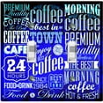 thumbnail image 1 of Metal Light Switch Plate Cover Cafe Diner Coffee Sign Blue COF034, 1 of 13