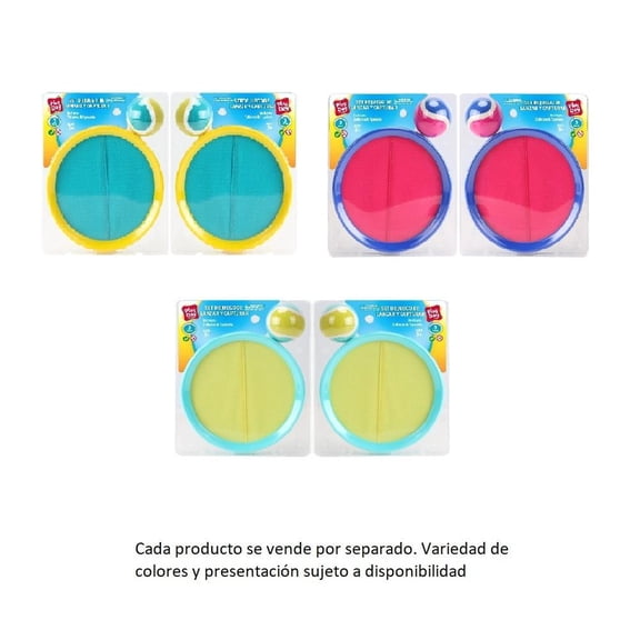 Set Lanzar y Atrapar Play Day Varios Colores 1 Pieza
