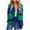 Blue, variant on Tawop Woman's Cardigans Casual Autumn Loose Striped Printed Long Sleeve Cardigan Large Size Sweater Top Blue L