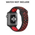 thumbnail image 2 of Compatible con Apple Watch Band 38-40 mm / 42 mm-44 mm, correa de muñeca de repuesto deportiva de silicona transpirable Compatible con iWatch Series 5/4/3/2/1 Adepaton 2033261-10, 2 of 9