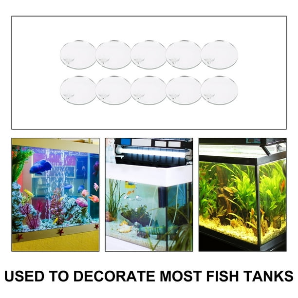 Raindrops 10Ud Decorativos Para Acuario Con Ventosa Para Entrenamiento Y De Peces Betta