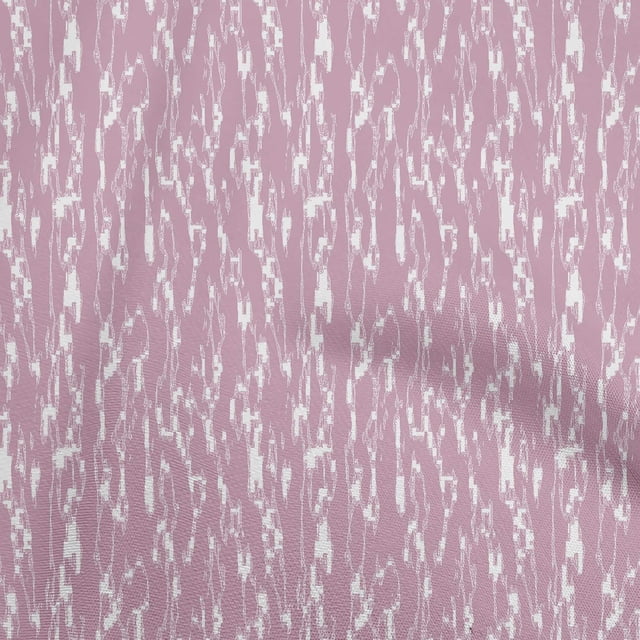 oneOone Polyester Spandex Rose Pink Fabric Abstract Sewing Craft Projects Fabric Prints By Yard 56 Inch Wide