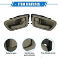 thumbnail image 4 of Unique Bargains 2 Pcs Left Driver & Right Passenger Side Automotive Interior Door Handle Compatible for Toyota Avalon 2000-2007, Durable Plastic Brown, 4 of 7