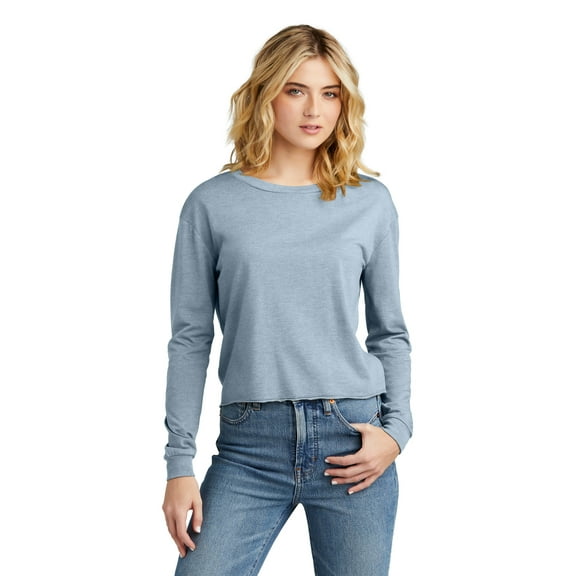 District Women's Perfect Tri Midi Long Sleeve Tee DT141