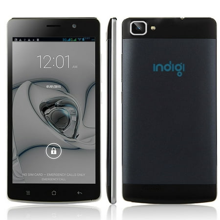 Indigi® V19 Factory Unlocked 3G GSM+CDMA 5.5inch HD Android 4.4 KitKat Dual-Core Dual-Sim Smartphone