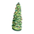 thumbnail image 3 of Figura de árbol de Navidad, Mesa, árbol de Navidad, Luz LED, árbol de Resina, Decoración, Luz de Noche, Adorno para Sala de Estar, Sala de Estudio, Re 30 centímetros, 3 of 9