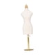 thumbnail image 5 of Mini vestido maniquí modelo de vestido en miniatura ajustable con base redonda modista para L y oro, 5 of 9