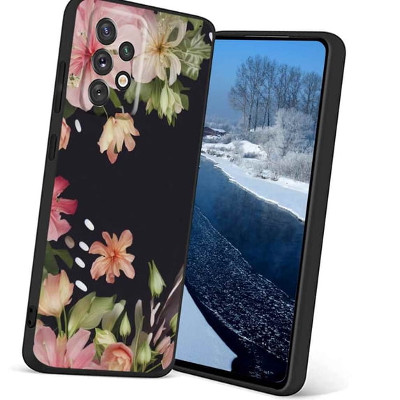 Compatible with Samsung Galaxy A32 5G Phone Case, Flowers-358 Case Silicone Protective for Teen Girl Boy Case for Samsung Galaxy A32 5G