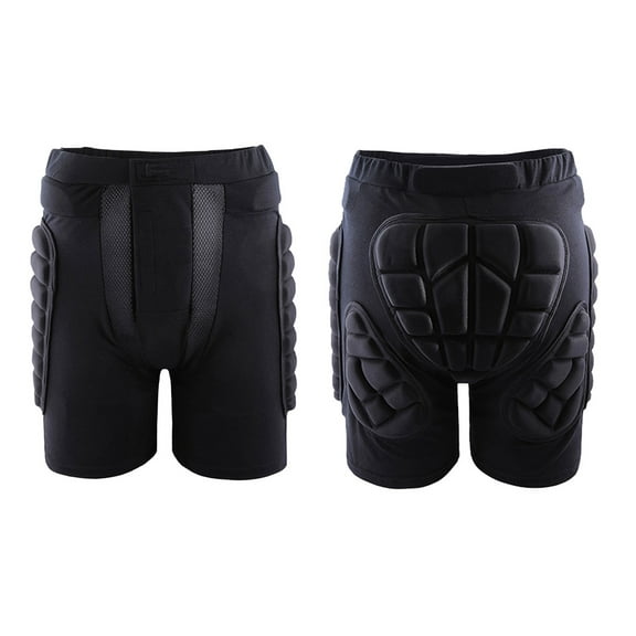 Zehuanyu  Protective Gear Ski Padded Shorts Snowboard Impact Child Black