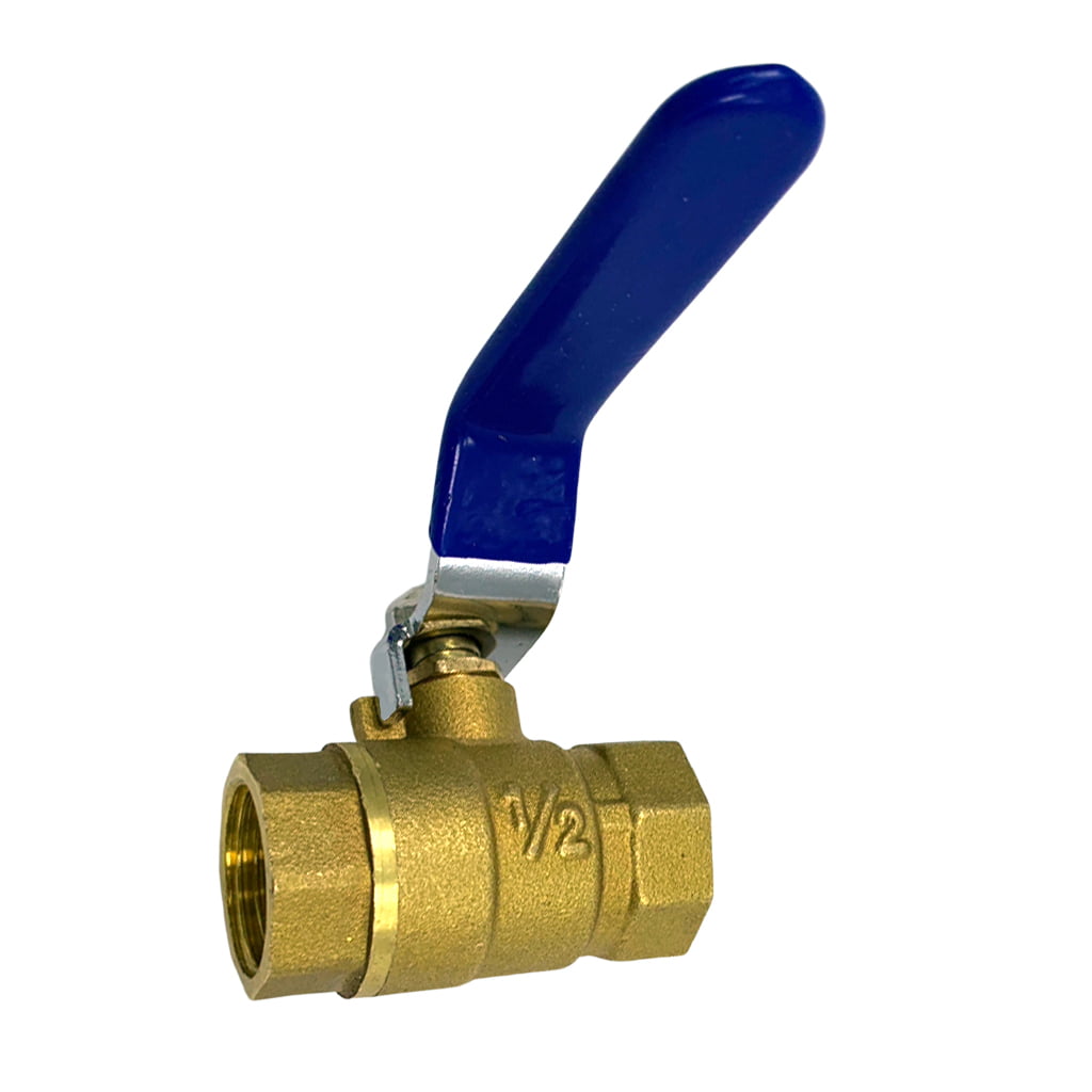 Brass Water/Air Gas Fuel Line Shut-off Ball Valve Pipe Fittings Thread Connector 